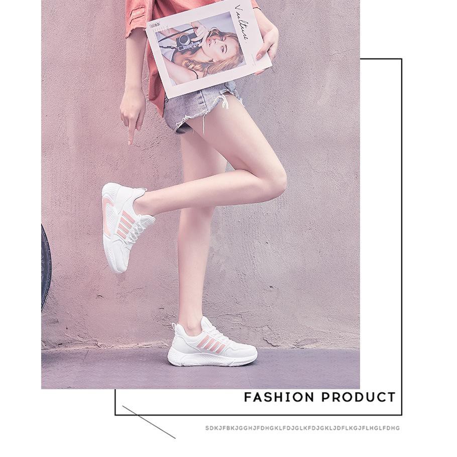 Giày thể thao sneaker phối 3 vạch kiểu dáng Hàn Quốc cực hottrend