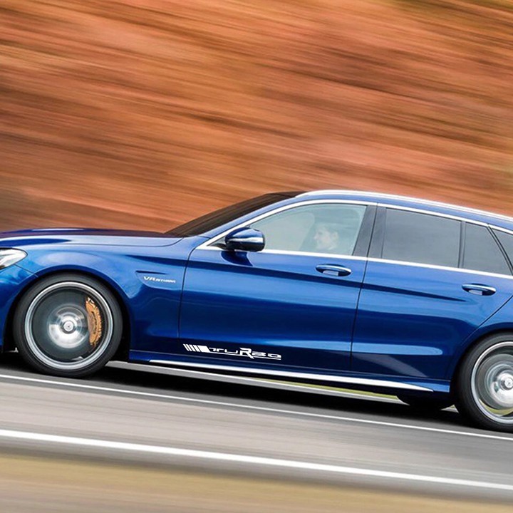 Tem dán cửa xe ô tô Turbo