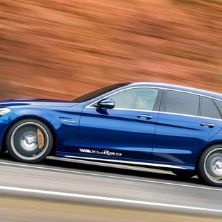 Bộ 2 tem dán cửa xe ô tô Turbo