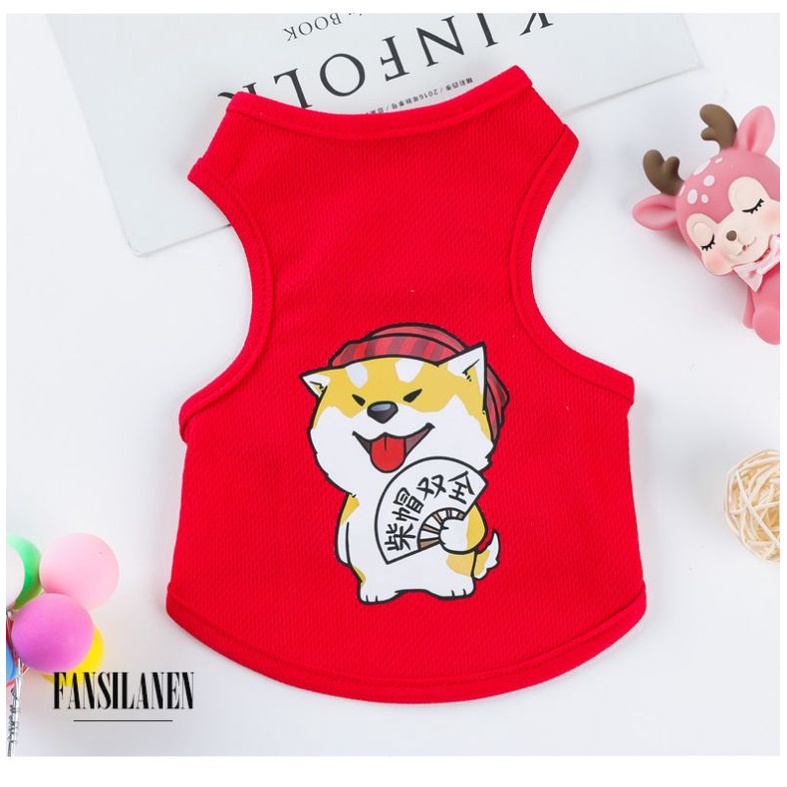 Áo Chó Mèo - Áo Hè Phong Cách Nhật Bản Cho Chó Mèo