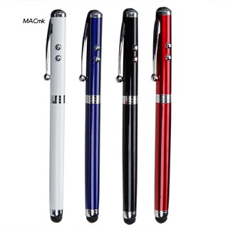 Bút 4 trong 1 trang bị đèn laser hỗ trợ dạy học thuyết trình PPT