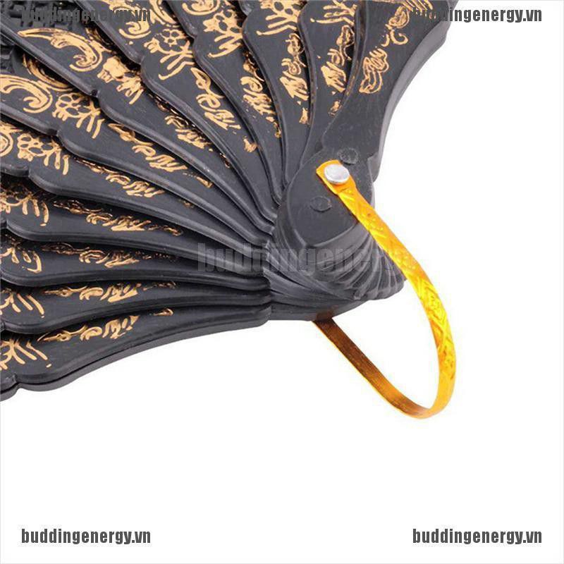 Quạt Ren Cô Gái Trung Hoa Phụ Kiện Cosplay Chụp Hình Lễ Tết Studio Đen Trắng | BigBuy360 - bigbuy360.vn