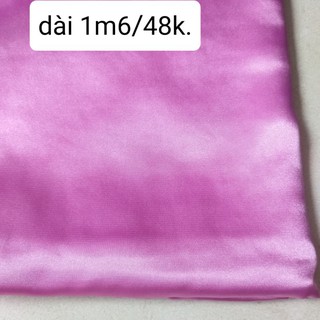 Vải phi bóng , nhiều màu , khổ 1m4.(1m/30k)