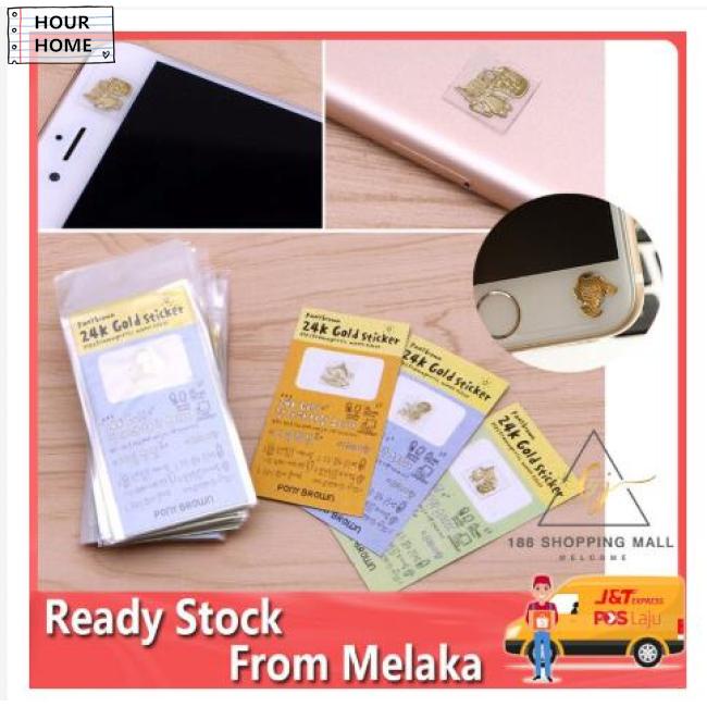 ☃Nhà☃ Miếng Dán Trang Trí Điện Thoại/Máy Tính Chống Bức Xạ Mạ Vàng 24k Tiện Dụng Miếng dán lưng điện thoại tài lộc, may mắn, dán lung linh phù hợp dán điện thoại, đồ dùng, trang trí miếng dán lưng điện thoại linh phù may mắn Miếng Dán Họa Tiết Gấu Và Thỏ