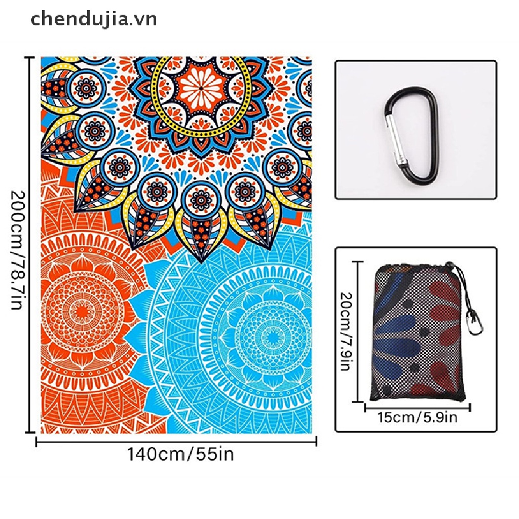 Thảm trải vải oxford không thấm nước thích hợp cho đi biển cắm trại dã ngoại ngoài trời