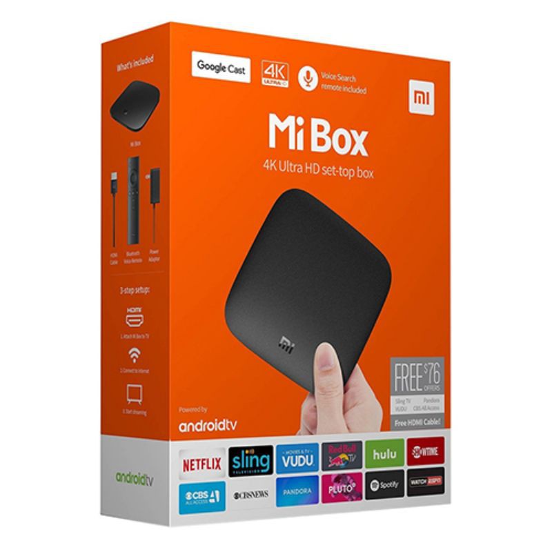 [BẢN QUỐC TẾ] Xiaomi Mibox 4K - Hỗ trợ biến TV thường thành TV thông minh