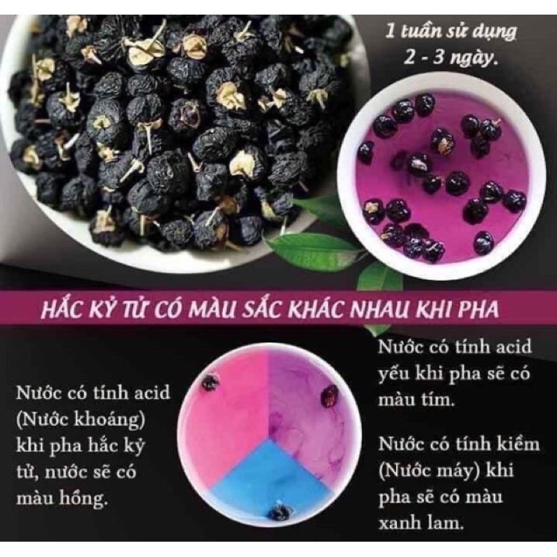 Hắc Kỷ Tử Đen Tây Tạng - Black Goji Berries 150g (Date: T12/2022)