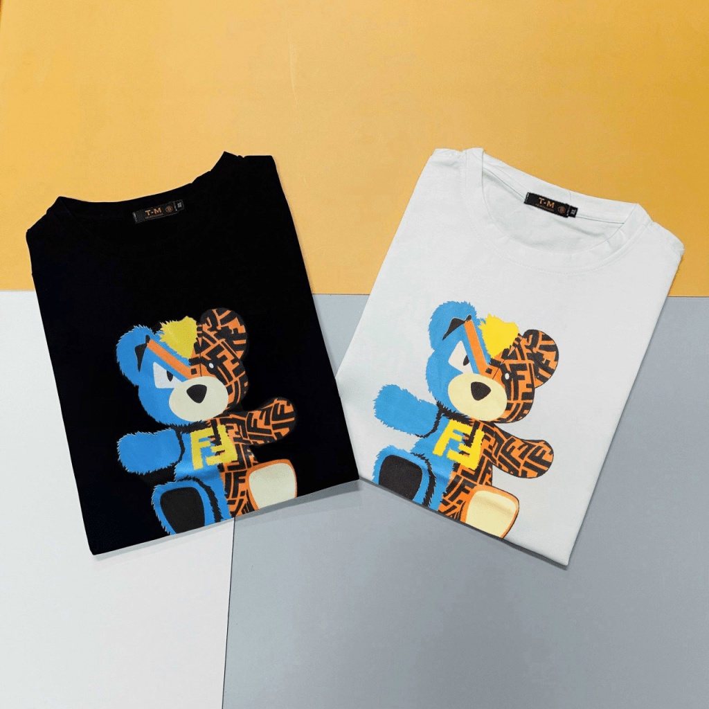 Áo Thun Nam Cổ Tròn In Gấu 3D Chất Cotton Mềm Mát Form Chuẩn Mặc Đẹp Phù Hợp Đi Học, Đi Làm Chơi Du Lịch [NEW UNISEX]