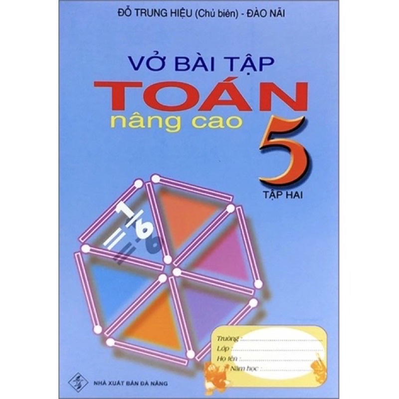 Sách - (Combo 2 tập) Vở Bài Tập Toán Nâng Cao 5