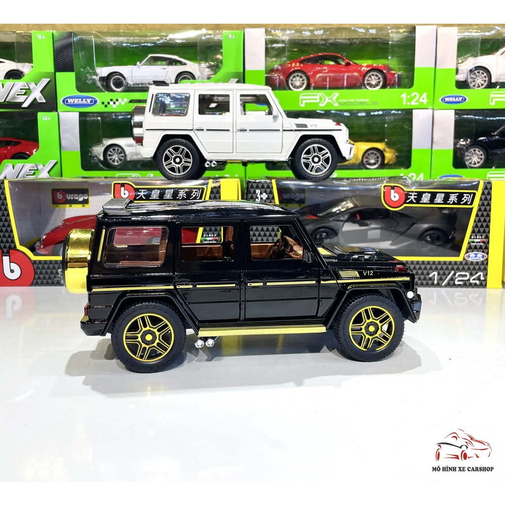 Mô hình xe hợp kim Mercedes-Benz G63 G-Klessa tỉ lệ 1:24 màu đen