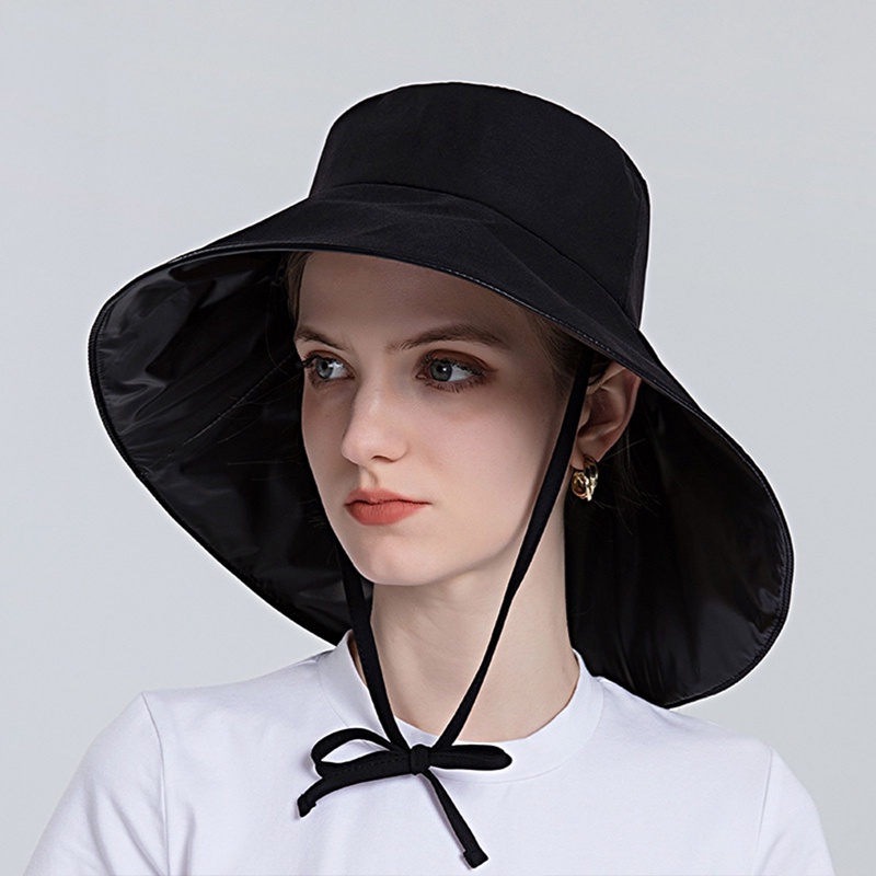 Nón Rộng Vành Chống Tia UV Bằng Vải Cotton Thời Trang Dành Cho Nữ