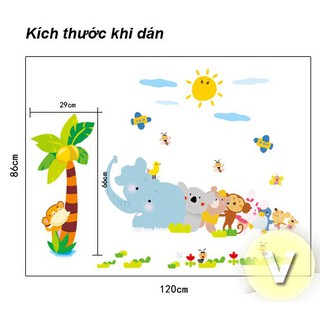 Decal dán tường Giờ ra chơi