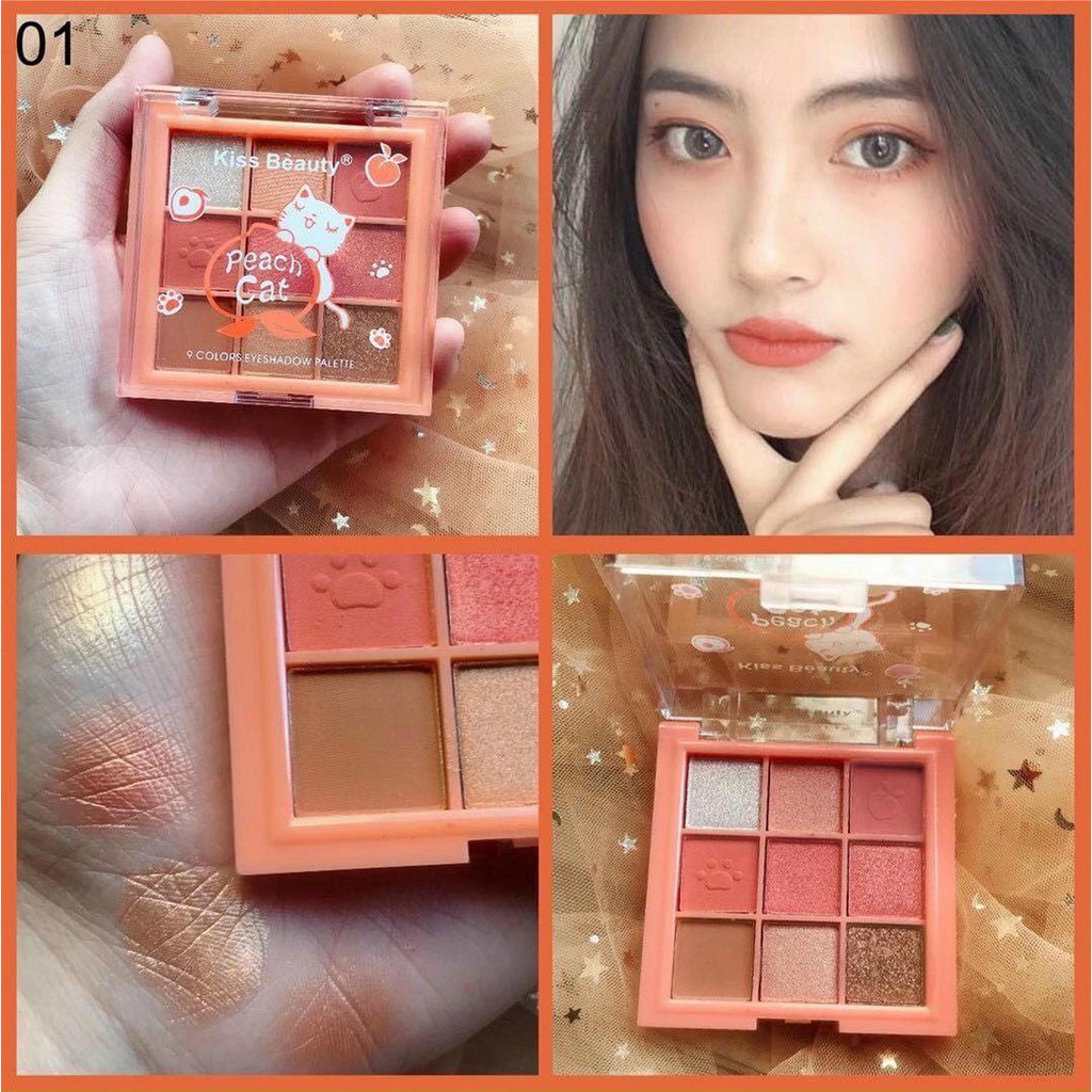 Set makeup Peach Cat họa tiết hình Mèo [Chính hãng] của KissBeauty gồm 04 món trang điểm rất Xinh và dễ thương. | BigBuy360 - bigbuy360.vn