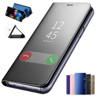 Bao da điện thoại nắp lật mặt gương dành cho Samsung A8 A8 Star 2018 A8 Plus 2018 A9 2018 A9S Note 8 J3 J5 J7Pro Plus