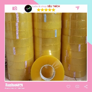 Combo 6 cuộn băng dính 🔵 băng keo 1kg lõi nhựa siêu mỏng siêu dai