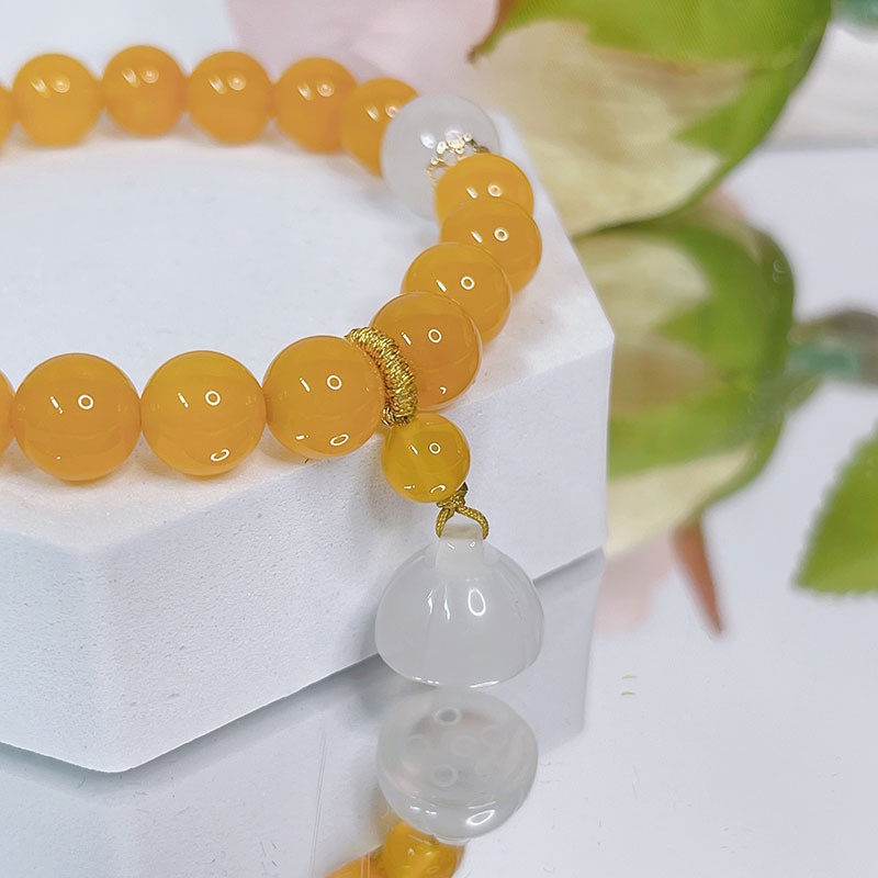 [Hàng Mới] Vòng Tay Mã Não Và Mặt Dây Chuyền Phong Cách Trung Hoa Cổ Điển