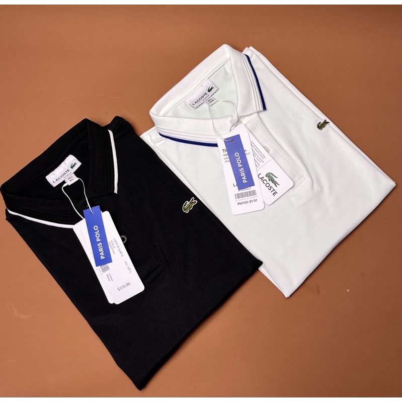 Áo Thun Polo Nam Hãng Cá Sấu Thiết Kế Bo Sọc Hoạ Tiết Gân Chìm Chất Liệu CVC Cá Sấu 4 chiều Không Nhăn,Xù,Bao Nhão