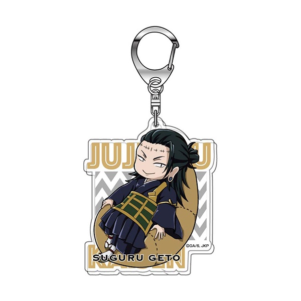 ( Mica trong acrylic ) Móc khóa JUJUTSU KAISEN Chú Thuật Hồi Chiến ver NẰM ĐỆM anime chibi xinh xắn