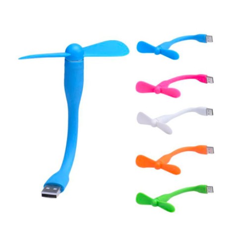 Quạt Cắm Cổng USB🍁 Quạt USB Mini 2 Cánh Rời Siêu Mát