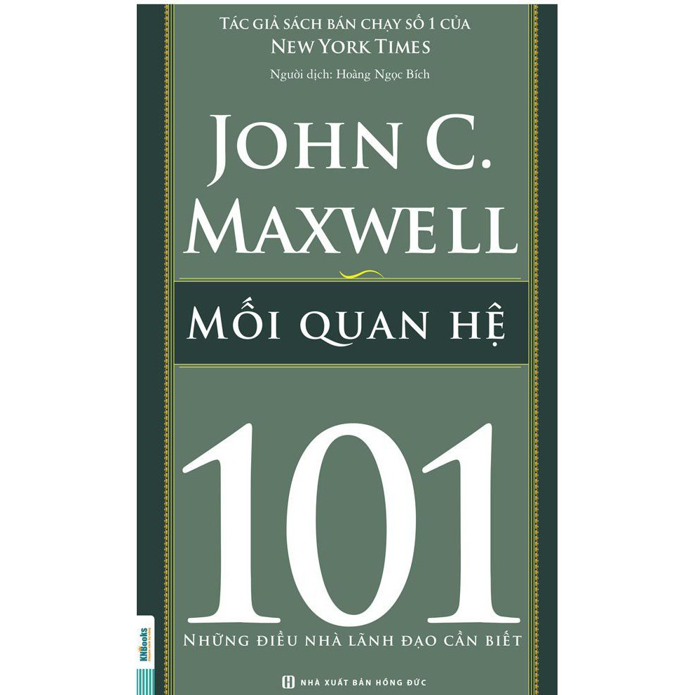 Sách - 101 những điều nhà lãnh đạo cần biết - Mối quan hệ (Bộ 8 cuốn lẻ tùy chọn)