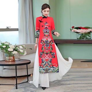 SET ÁO DÀI CÁCH TÂN SANG CHẢNH (HÀNG NHẬP)
