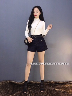 Chân váy  dạ kim tuyến