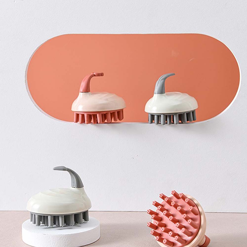 [Hàng mới về] Lược Chải Tóc Mát Xa Da Đầu Làm Bằng Silicon Mềm Chống Thấm Nước Họa Tiết Hoạt Hình Dễ Thương