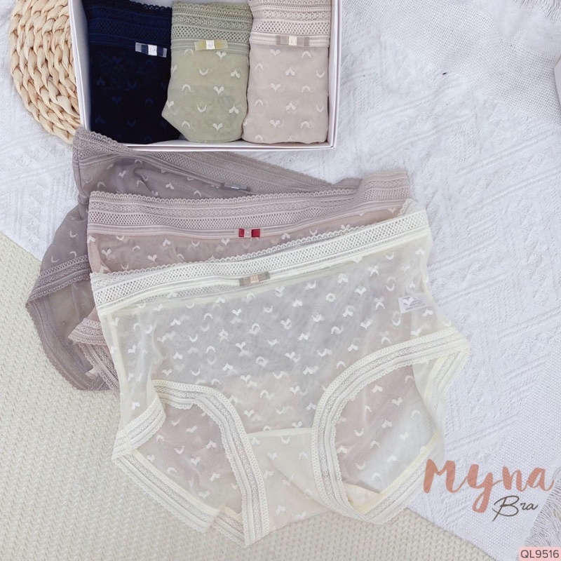 Quần Lót Ren Cao Cấp Myna Bra: QL9516