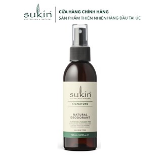 Sukin Xịt Khử Mùi Khô Thoáng Tự Nhiên Sukin Deodorant 125ml