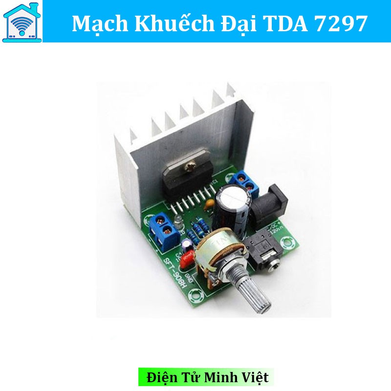 Mạch Khuếch Đại Âm Thanh TDA7297 2 Kênh 15W