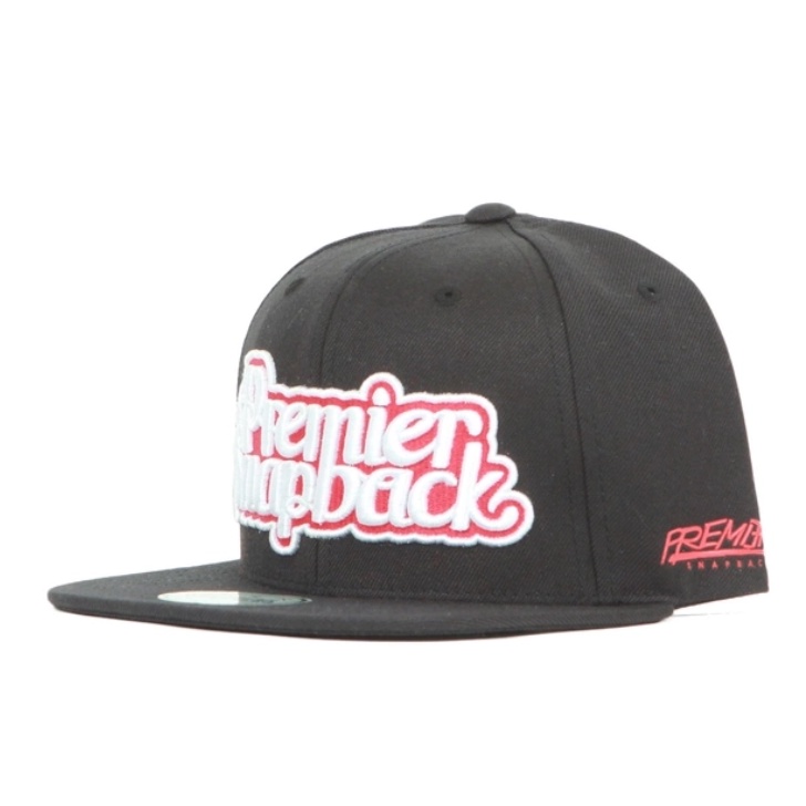 PREMI3R Mũ lưỡi trai Snapback Nón P861 hiphop PREMIER TWO LINE black