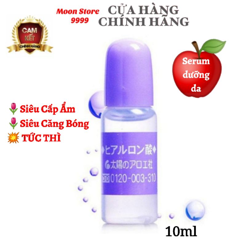 Serum HA Hyaluronic Acid Màu Tím Nhật Bản 10ml Siêu Cấp Ẩm Cho Mọi Loại Da Đặc Biệt Da Dầu Da Khô