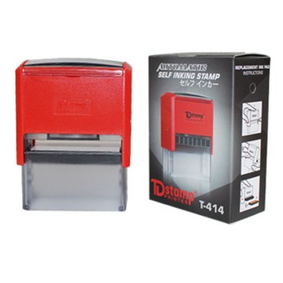 Khắc dấu 3 dòng - 4 dòng TDstamp T414