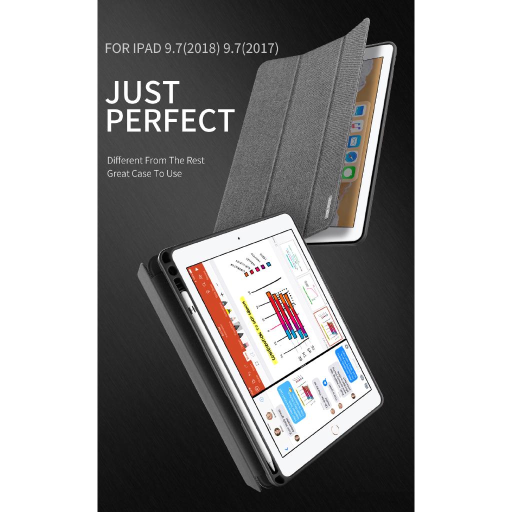 Bao nắp gập in hình dễ thương cho máy tính bảng iPad 9.7 2018 Pro 10.5 A1893