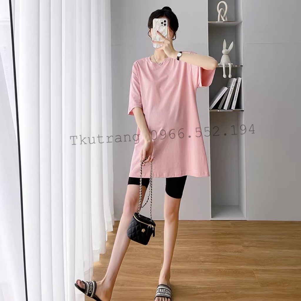 Bộ đồ mặc bầu áo phông mix lenging lửng cực teen