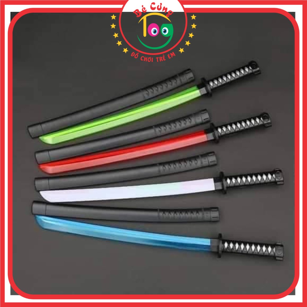 Đồ Chơi Kiếm Phát Sáng, Kiếm Nhật Katana Có Đèn Led Và Âm Thanh Cực Hot