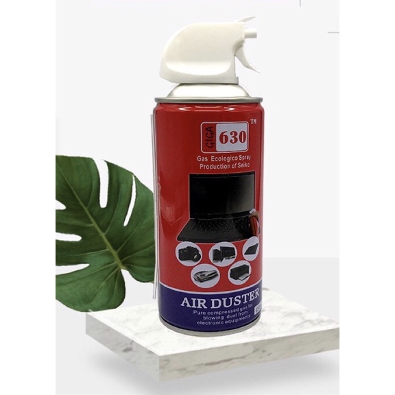 Bình xịt bụi khí nén Air duster 630 Loại 1 vệ sinh kèm ống