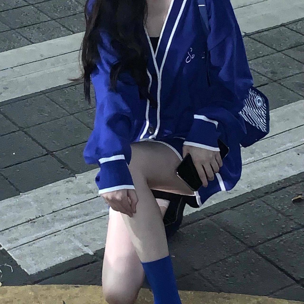 Áo Khoác Cardigan Dệt Kim Mỏng Dáng Rộng Thời Trang Thu Đông Phong Cách Retro