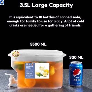 bình nước có vòi 3,5l để tủ lạnh