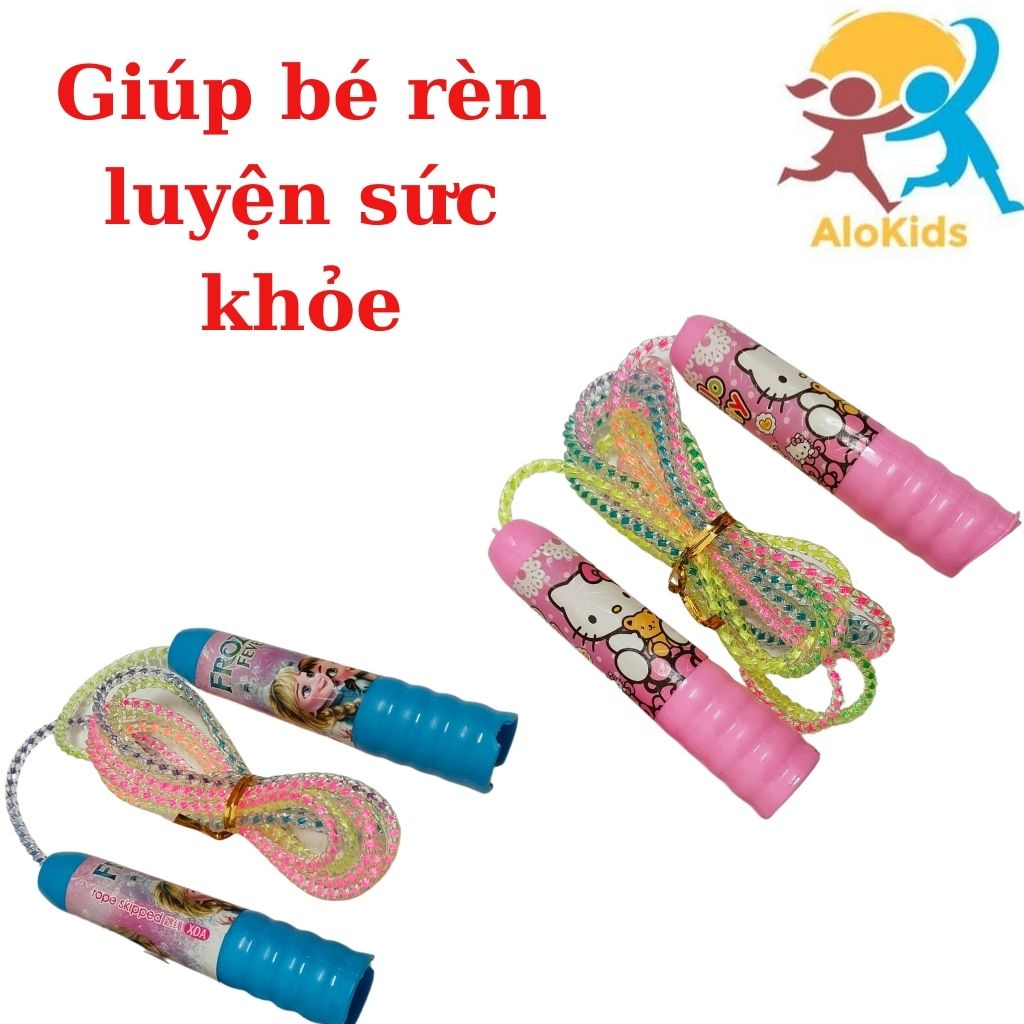 Combo Dây Nhảy +Đồng Hồ Siêu Đáng Yêu Cho Bé Shop Alokids