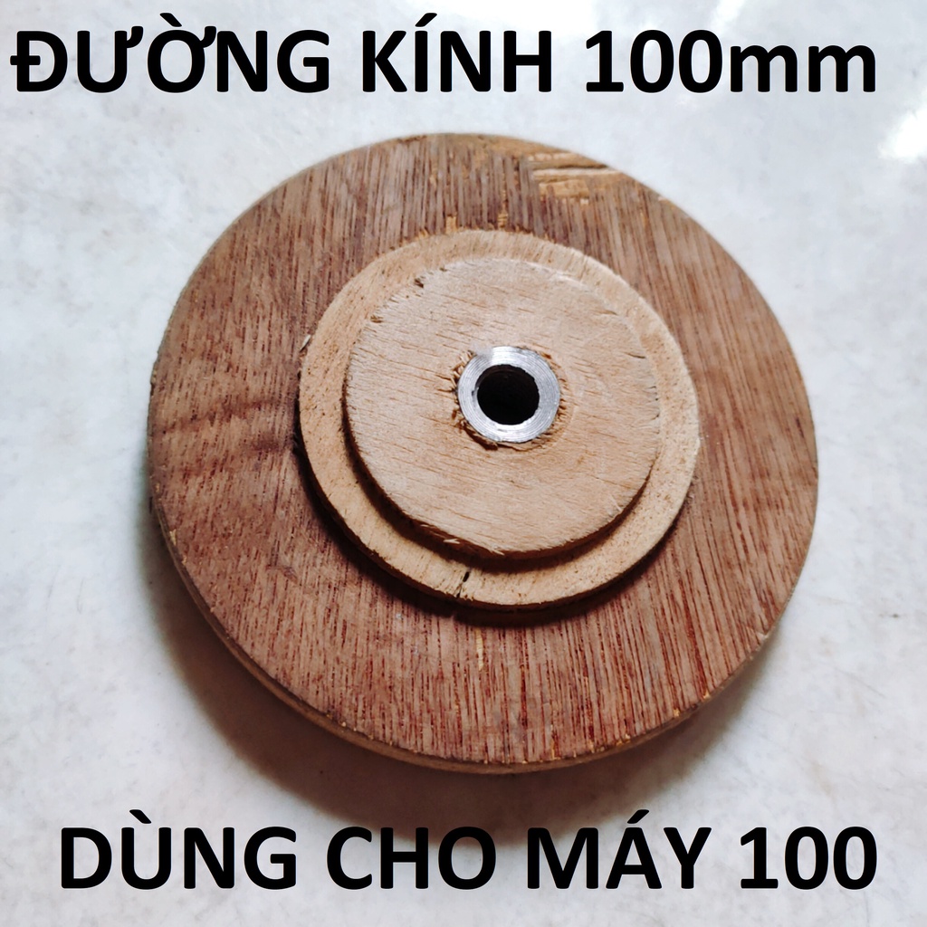 Đế trà nhám, đế dán giấy ráp 100-180mm, dùng cho thợ mộc, cơ khí