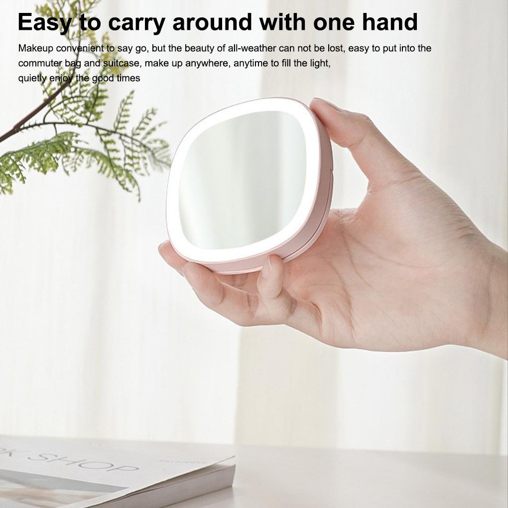 gương trang điểm để bàn Gương Trang Điểm Có Đèn LED Có Thể Điều Chỉnh Độ Sáng Tiện Dụng