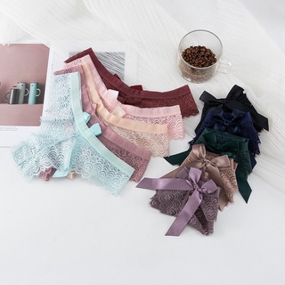 Quần Lót Ren - Quần Chip Lọt Khe Có Nơ Gợi Cảm Quyến Rũ Chất Ren Mềm Mại [8150]