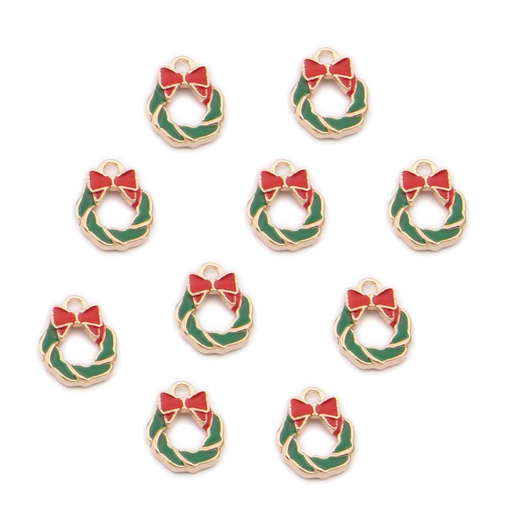 Set 10 Chuông Nhỏ Xinh Xắn Dùng Để Trang Trí Cây Thông Giáng Sinh