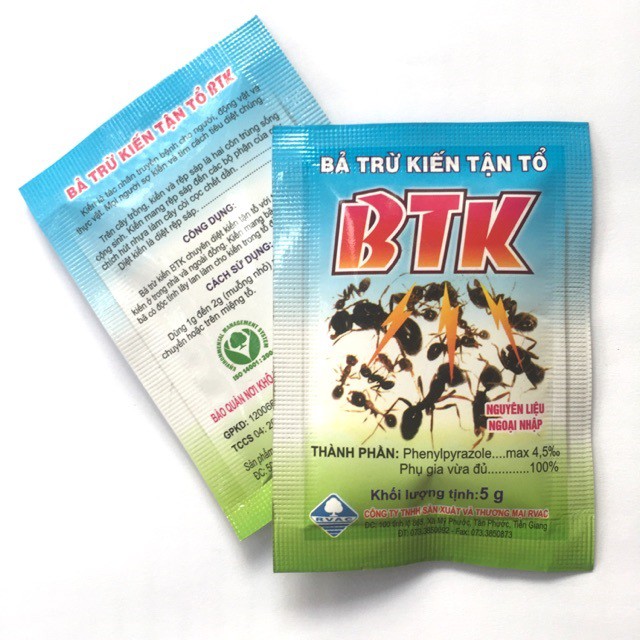 Thuốc trừ kiến BTK, Bả trừ kiến tận gốc BTK (5g)