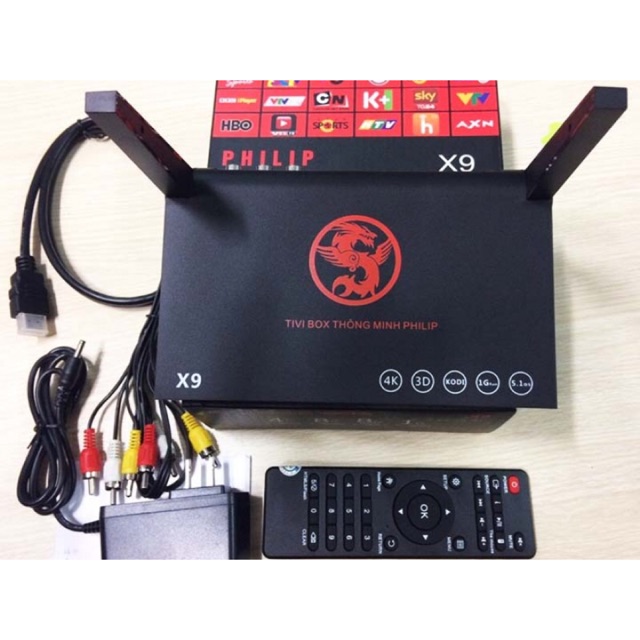 TIVI BOX PHILIPS X9 RAM 1G ANROID 5.1