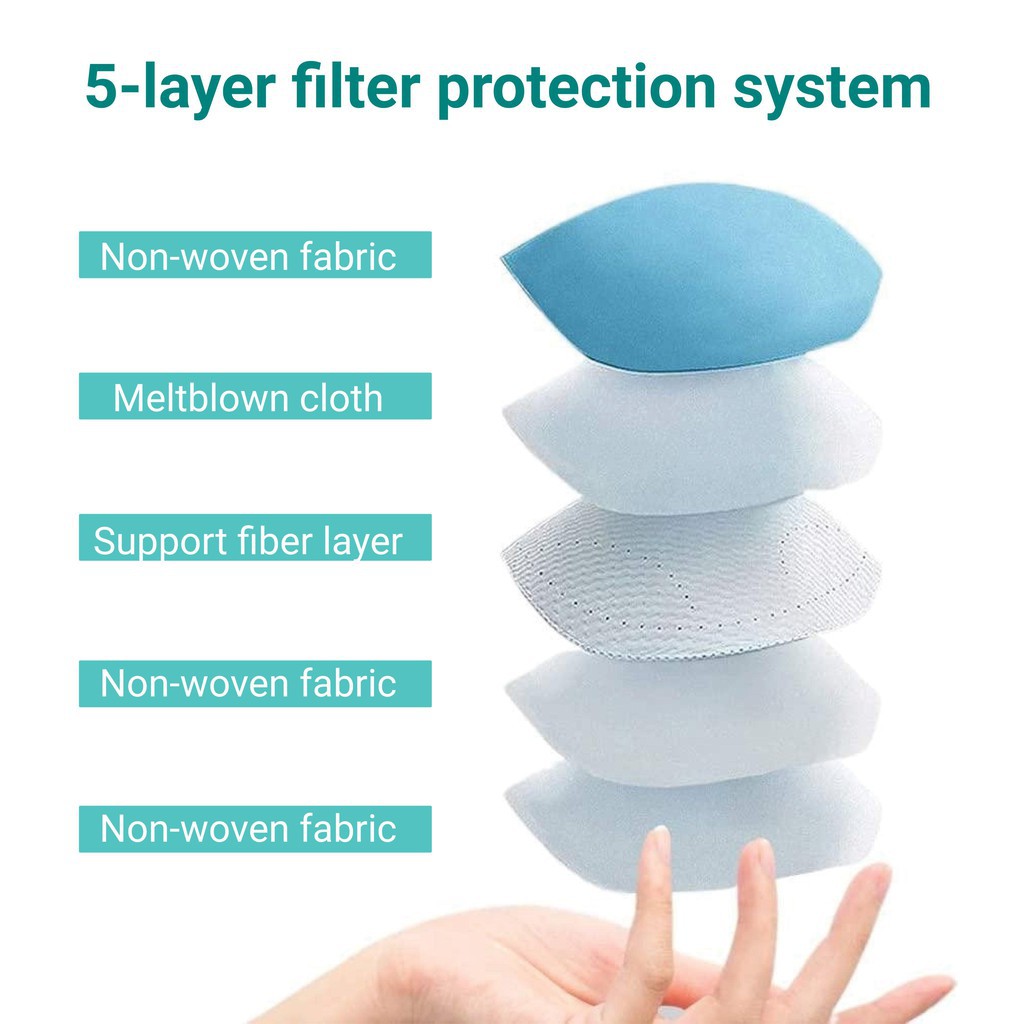 Khẩu trang y tế 4 lớp QILILA/Famapro, Khẩu trang kháng khuẩn phòng dịch