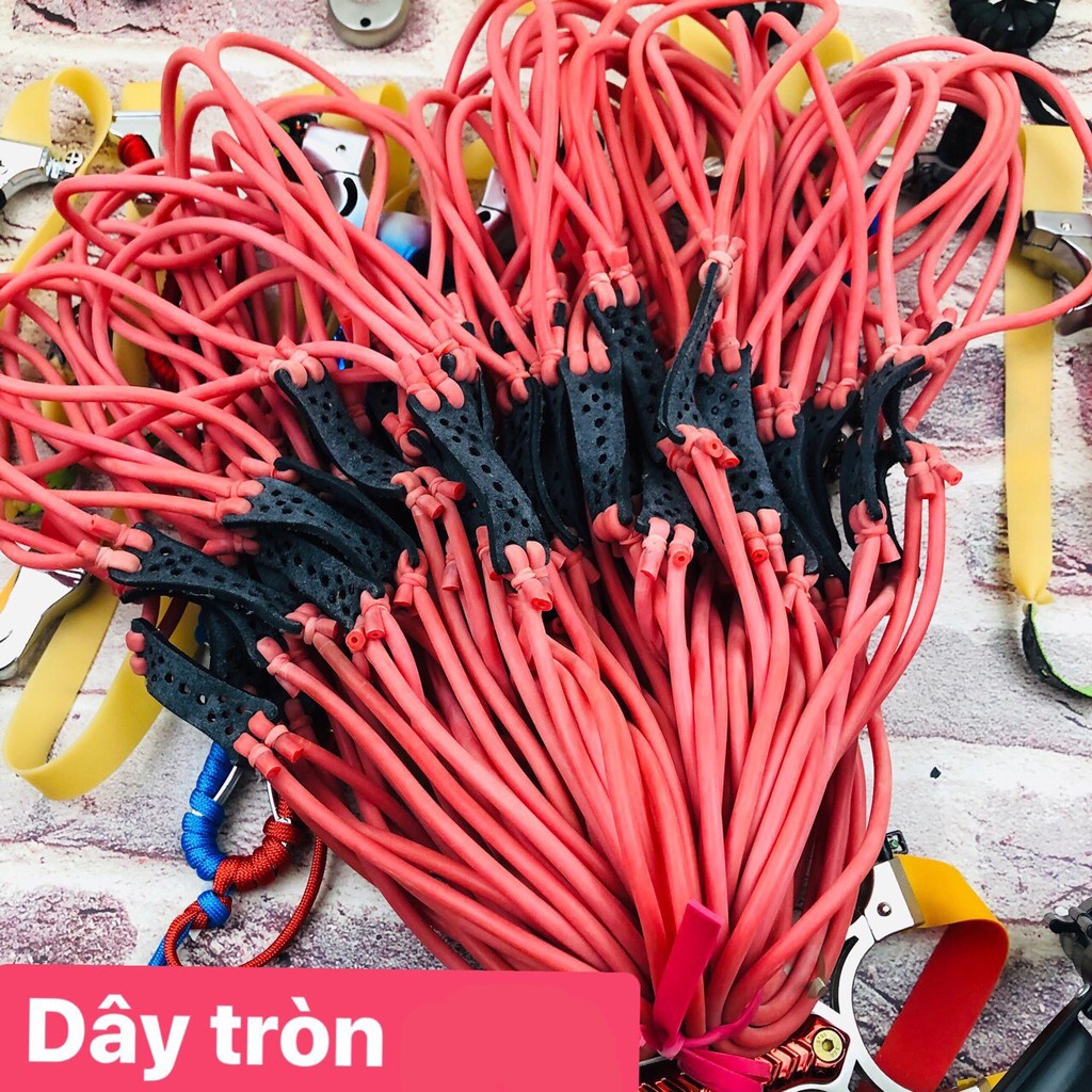 1 dây thun tròn đôi buộc sẵn da  vip 679jasdja