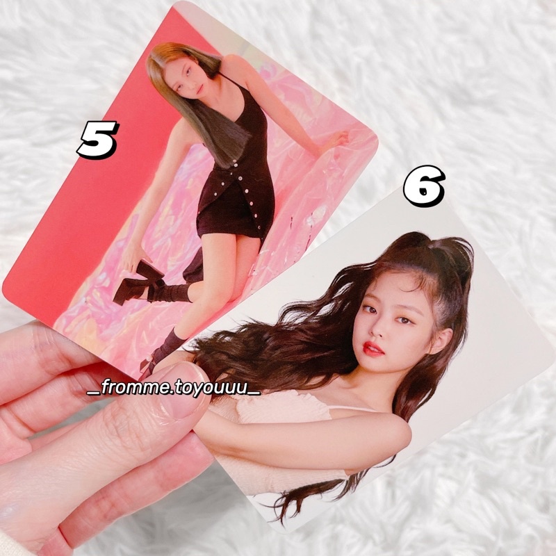 Ảnh photocard BLACKPINK card Jennie chính hãng