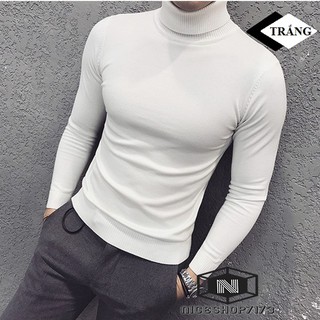 Áo Len Nam Cổ Lọ Phong Cách Hàn Quốc